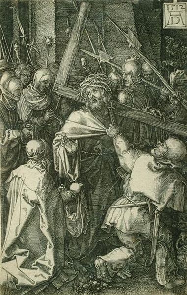 Durer Bearing The Cross Oil Painting by Albrecht Durer