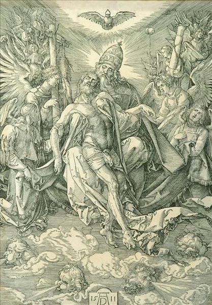 The Holy Trinity Oil Painting by Albrecht Durer