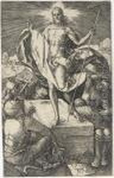 Resurrection, From The Engraved Passion Oil Painting by Albrecht Durer