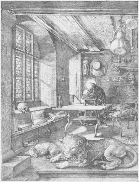 Hieronymus Im Gehause. Oil Painting by Albrecht Durer