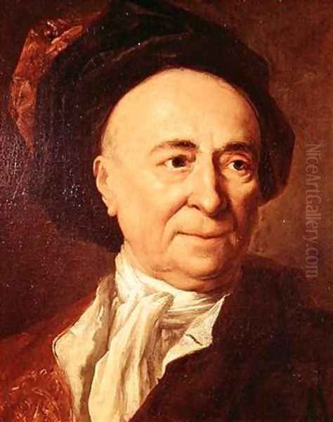 Bernard le Bovier de Fontenelle 2 Oil Painting by Nicolas de Largilliere