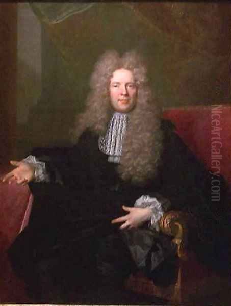 Portrait of Lambert de Vermont Oil Painting by Nicolas de Largilliere