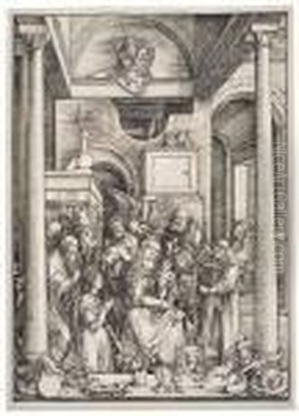 The Glorification Of The Virgin Oil Painting by Albrecht Durer