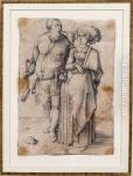 Durer Engraving Oil Painting by Albrecht Durer