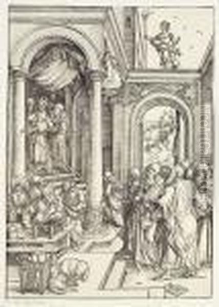 The Presentation In The Temple Oil Painting by Albrecht Durer