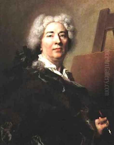 Self Portrait 1725 Oil Painting by Nicolas de Largilliere