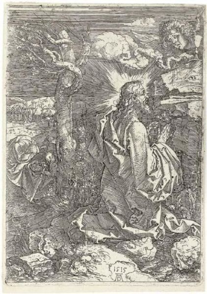 Agony In The Garden Oil Painting by Albrecht Durer