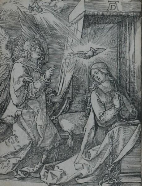 The Annunciation Oil Painting by Albrecht Durer