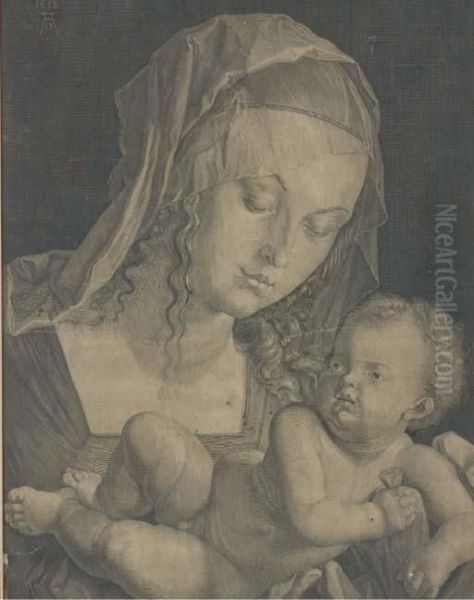 Vierge A L'enfant Oil Painting by Albrecht Durer