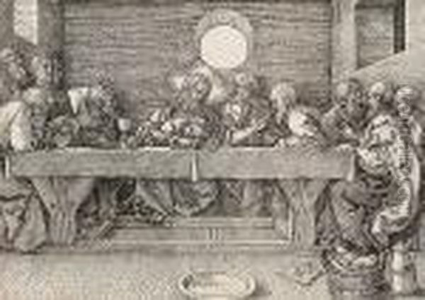 The Last Supper (bartsch Wc 53) Oil Painting by Albrecht Durer