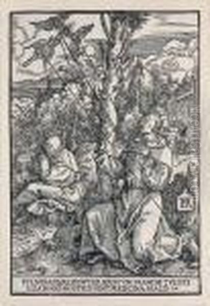 St. Francis Receiving The Stigmata Oil Painting by Albrecht Durer