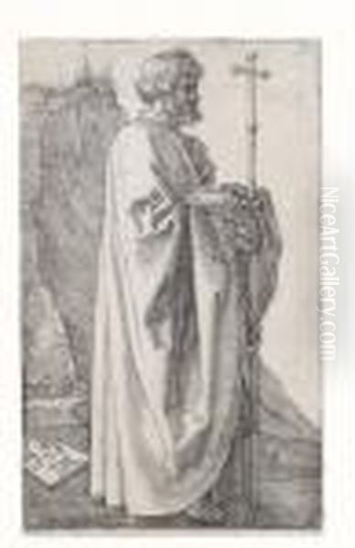 St. Philip Oil Painting by Albrecht Durer