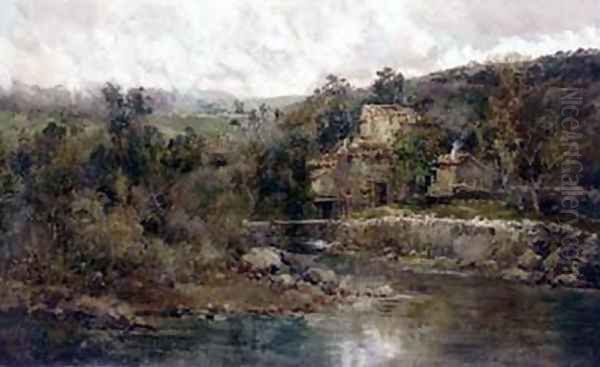 Paisaje Oil Painting by Jose Lupianez y Carrasco