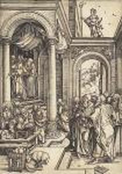 The Presentation In The Temple Oil Painting by Albrecht Durer