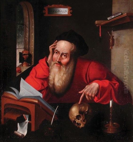 Vanitas Con S Oil Painting by Albrecht Durer