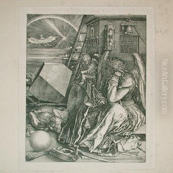 Melancholia Oil Painting by Albrecht Durer