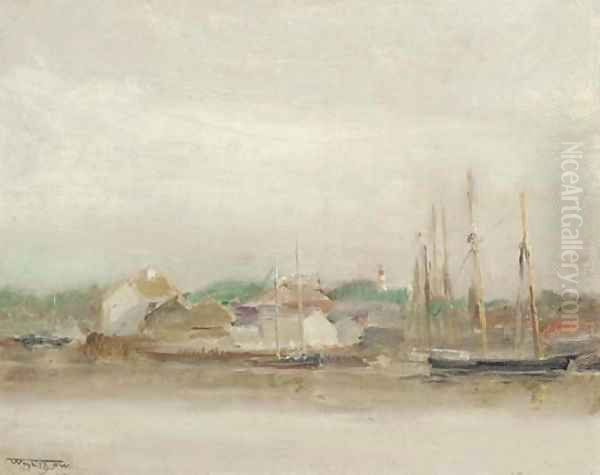 Early Morning at Gloucester Oil Painting by Will Hicock Low