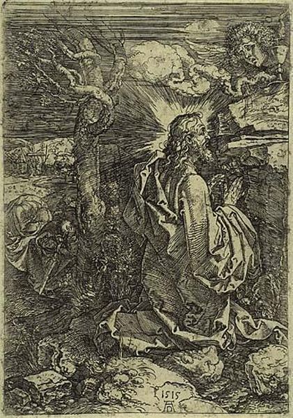 Christ On The Mount Of Olives Oil Painting by Albrecht Durer