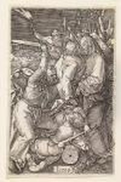 The Betrayal Of Christ<</b> Oil Painting by Albrecht Durer