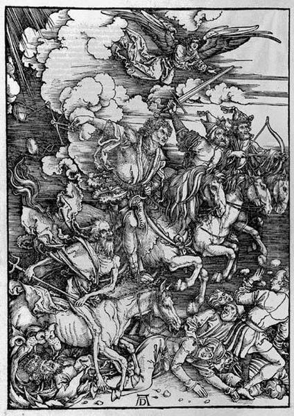 The Apocalypse Oil Painting by Albrecht Durer