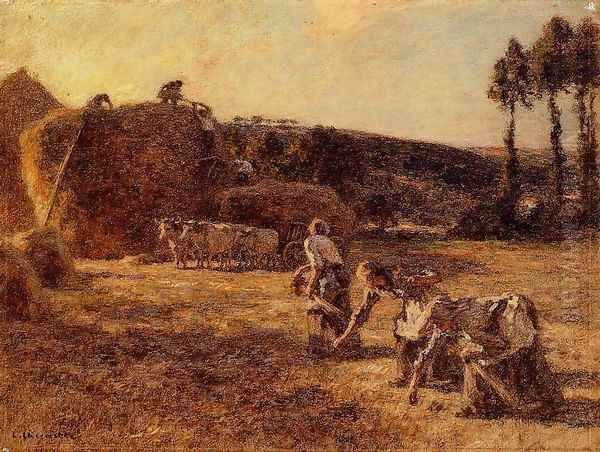 The Gleaners2 1922 Oil Painting by Leon Augustin Lhermitte