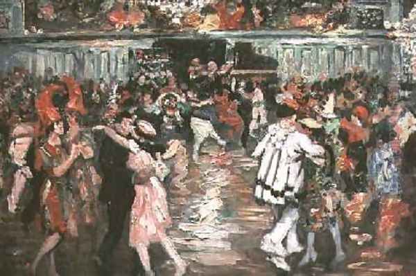 The Ball at the Moulin Rouge Oil Painting by Marcel Leprin