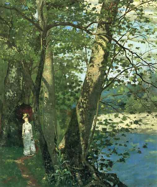 The Sycamores Oil Painting by John Love