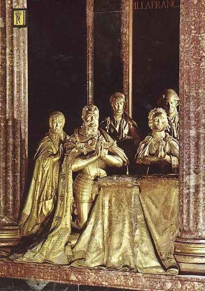 Tomb of Charles V Oil Painting by Pompeo Leoni