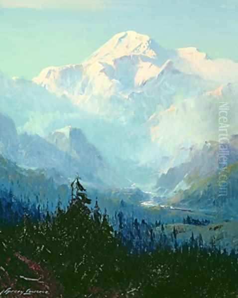 Mount McKinley Oil Painting by Sidney Laurence