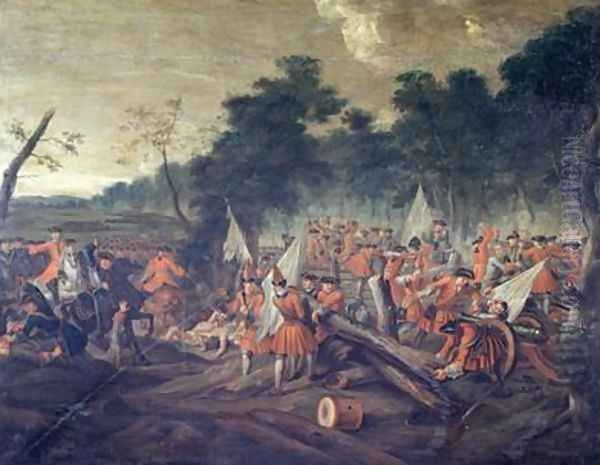 The Battle of Malplaquet Oil Painting by Louis Laguerre