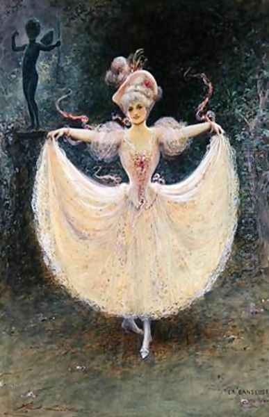 La Danseuse 1894 Oil Painting by Henry (Hal) Stephen Ludlow