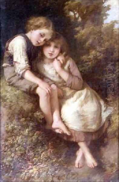 The Children Oil Painting by Henry Le Jeune