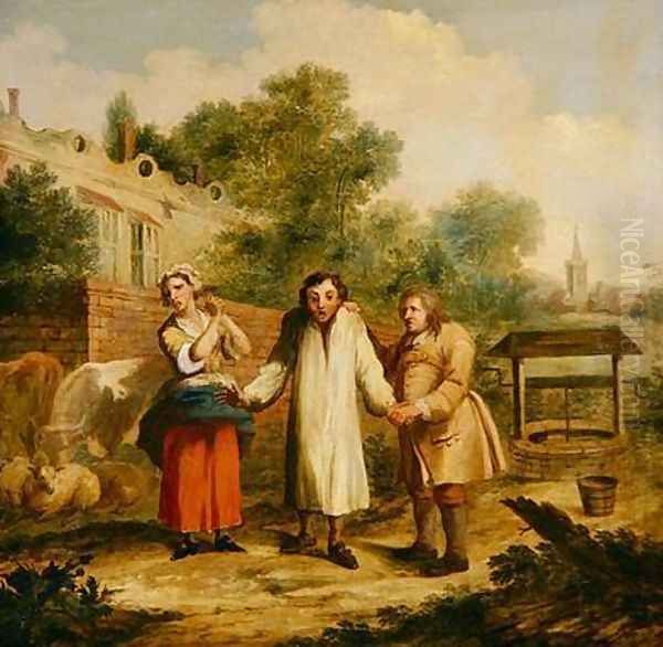 Hob Taken Out of Ye Well Oil Painting by John Laguerre