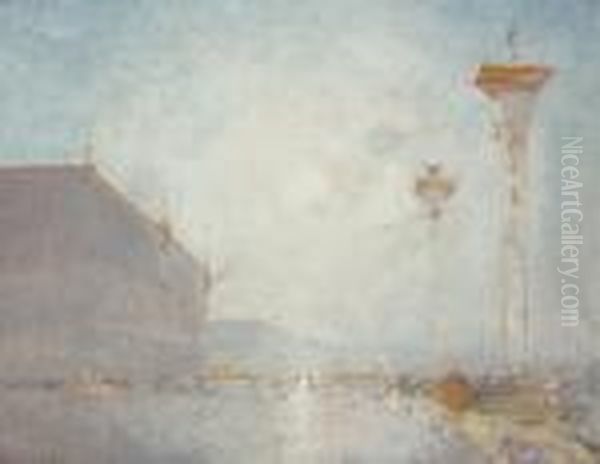 La Piazzetta Oil Painting by Henri Duvieux