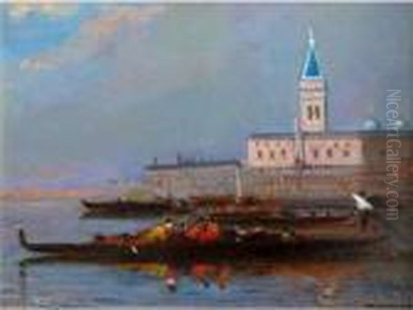 Ue De Venise. Oil Painting by Henri Duvieux