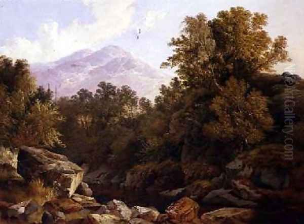 River Tallock Oil Painting by John Berney Ladbrooke