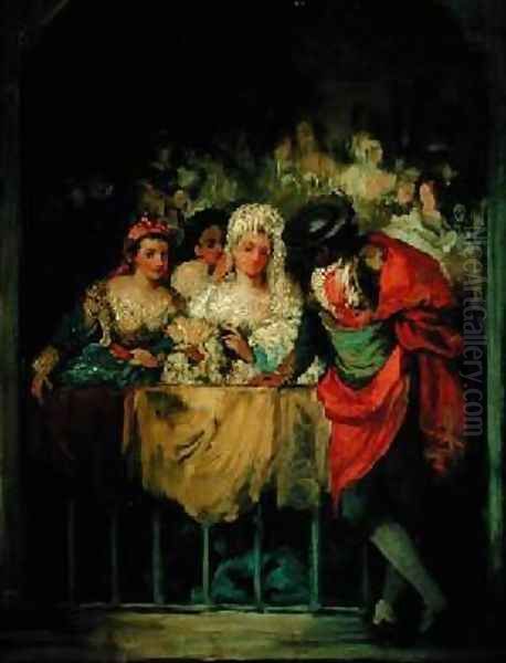 Las Presidentas Oil Painting by Eugenio Lucas y Padilla