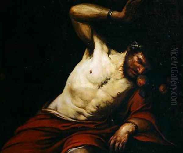 Tantalus Oil Painting by Giambattista Langetti