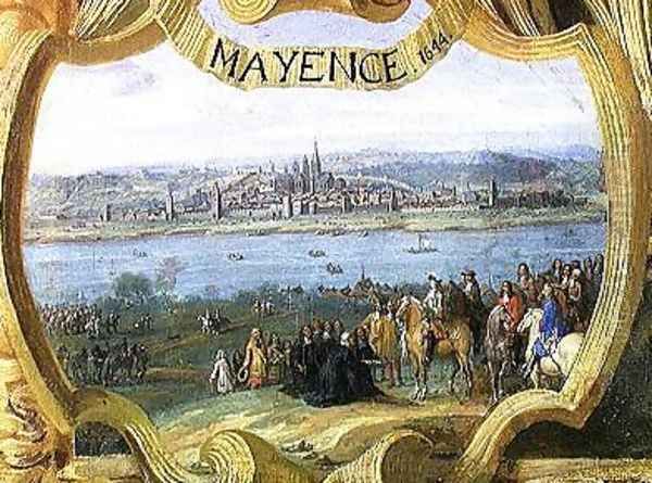 Mayence Oil Painting by Sauveur Le Conte