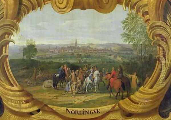 The Battle of Nordlingen Oil Painting by Sauveur Le Conte