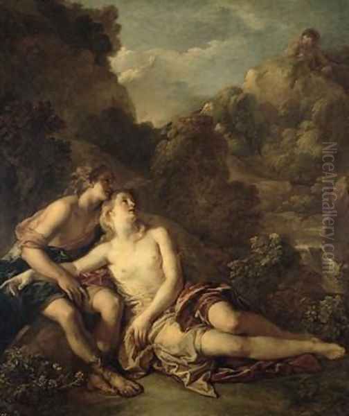 Acis and Galatea Oil Painting by Charles de Lafosse