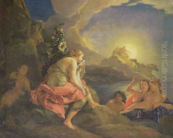 Clytie Transformed into a Sunflower Oil Painting by Charles de Lafosse