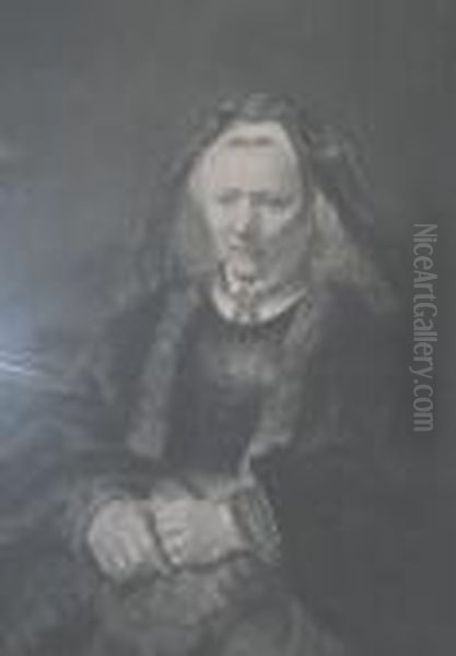 Rembrandt's Wife Oil Painting by Richard Earlom