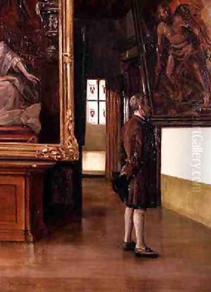 The Gallery Oil Painting by Jules Lambeaux