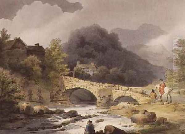 Brathay Bridge by Loutherbourg, Philippe de