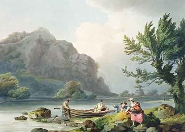 Lake of Wyndermere Oil Painting by Loutherbourg, Philippe de