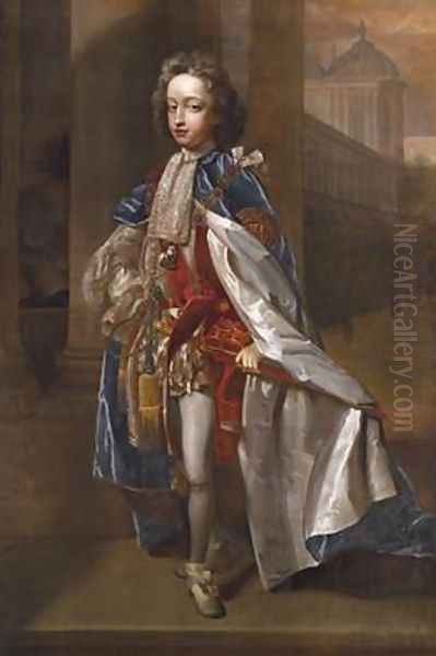 Portrait of Prince William of Gloucester Oil Painting by Edmund Lilly