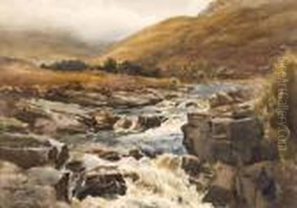 The River Oil Painting by Wycliffe Egginton