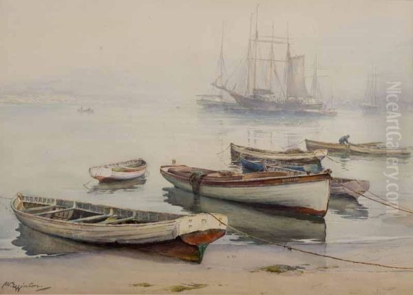 Morning Haze Oil Painting by Wycliffe Egginton