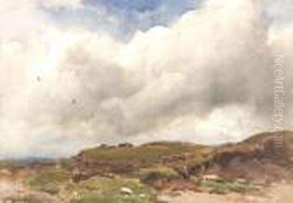 Clouds Over The Moors Oil Painting by Wycliffe Egginton